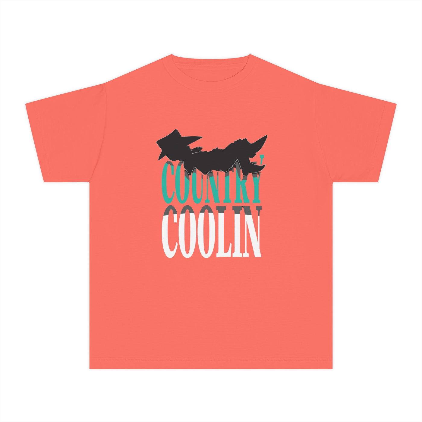 Youth Country Cool Tee - Trendy Graphic Shirt for Youngsters, Perfect for Casual Wear, Gifts, Birthdays, and Festivals