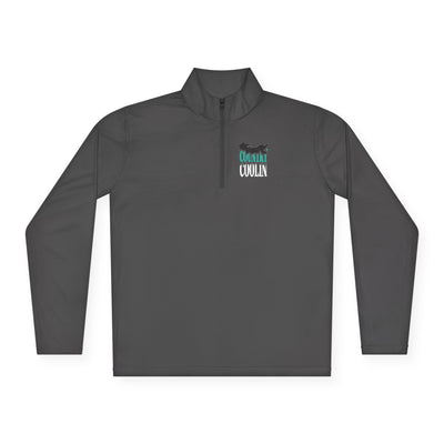 Unisex Quarter-Zip Pullover for Casual Comfort, Ideal for Spring Outings, Cozy Layering, Gift for Active Friends, Sportswear