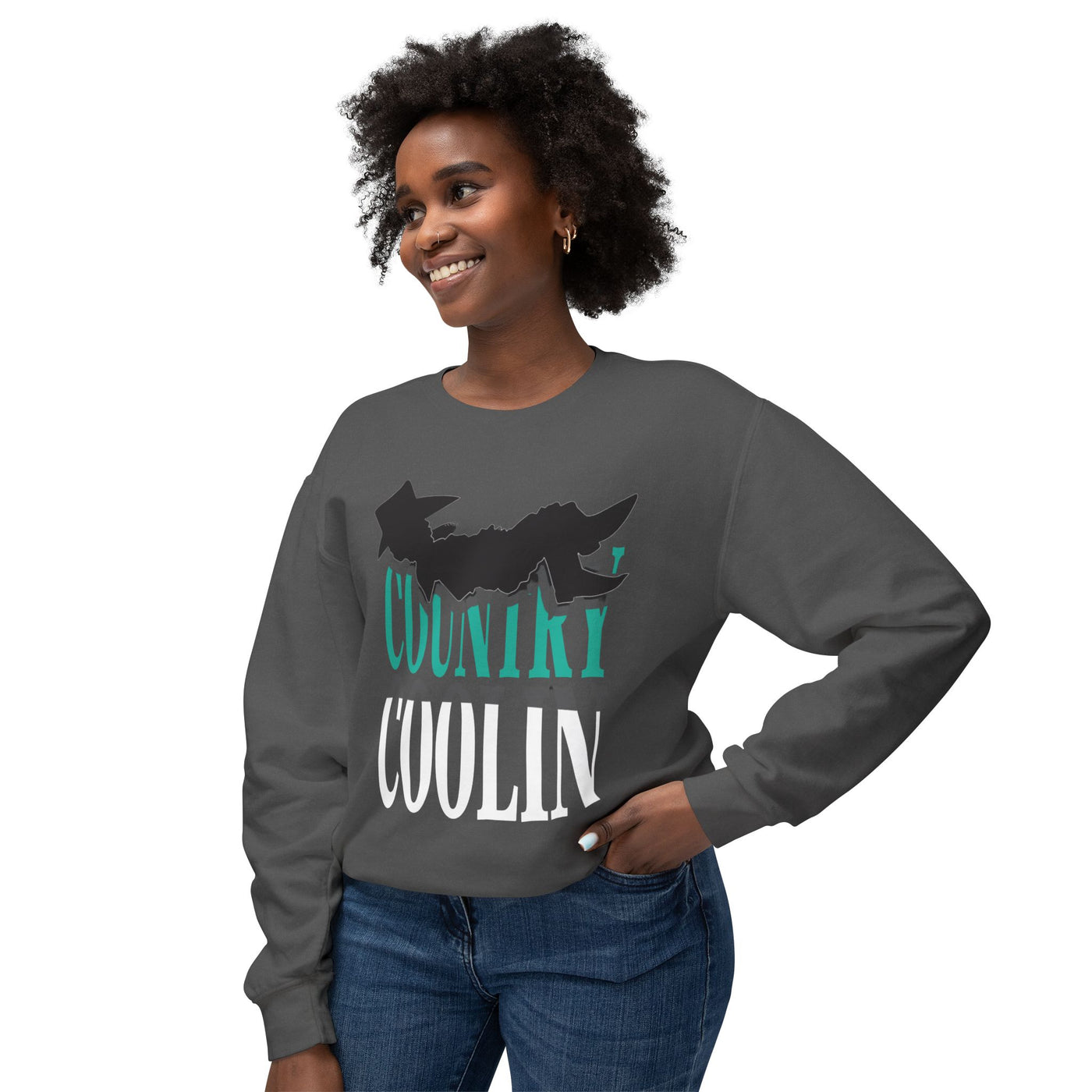 Country Coolin' Unisex Lightweight Crewneck Sweatshirt | Perfect for Music Lovers, Casual Outings, Spring/Fall Fashion, Gifts