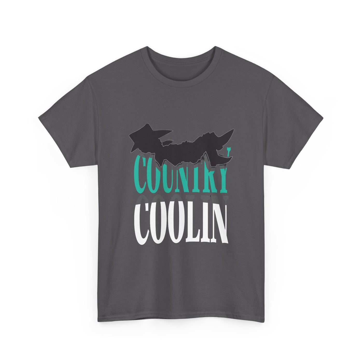 Country Vibes Unisex Heavy Cotton Tee - Casual Outfit, Festival Wear, Gift for Friends, Graphic T-Shirt, Trendy Apparel