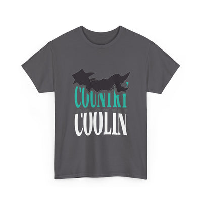 Country Vibes Unisex Heavy Cotton Tee - Casual Outfit, Festival Wear, Gift for Friends, Graphic T-Shirt, Trendy Apparel