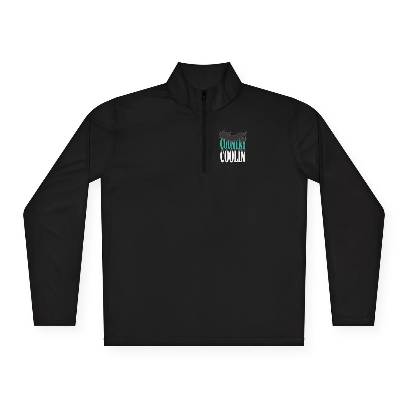Unisex Quarter-Zip Pullover for Casual Comfort, Ideal for Spring Outings, Cozy Layering, Gift for Active Friends, Sportswear