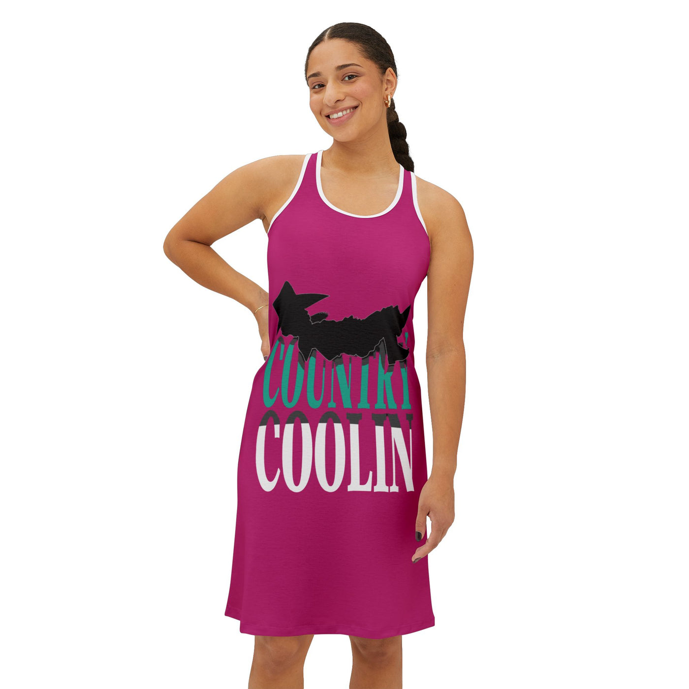 Country Coolin' Women's Racerback Dress | Summer Dress, Festival Outfit, Casual Wear, Vacation Dress, Gift for Her