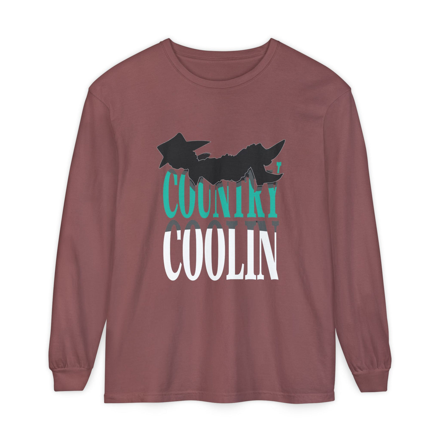 Unisex Garment-dyed Long Sleeve T-Shirt