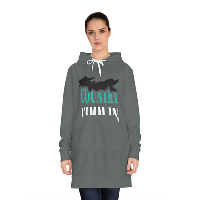 Country Vibe Women's Hoodie Dress, Casual Dress, Comfortable Hoodie, Cozy Loungewear, Perfect Gift for Her