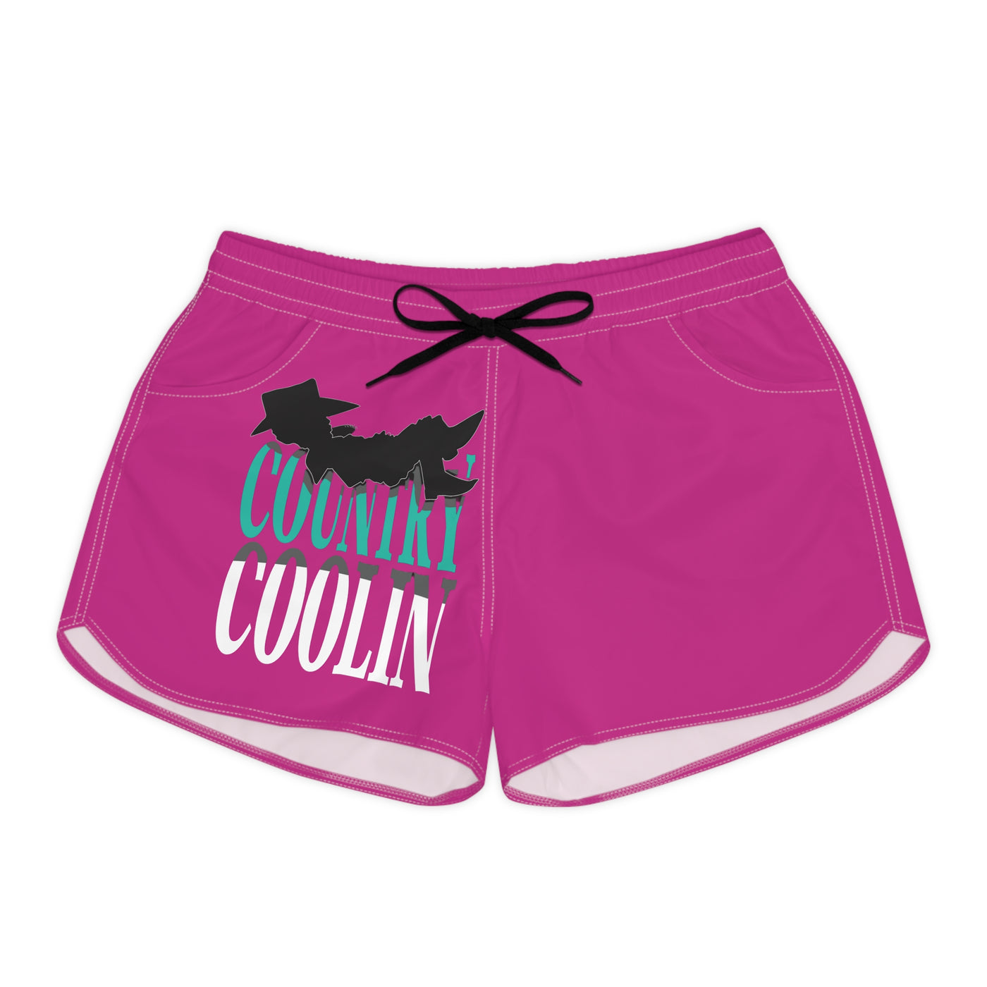 Women's Casual Shorts with Fun Graphic Print, Summer Beach Wear, Holiday Activewear, Trendy Vacation Outfit, Comfortable Leisure Shorts