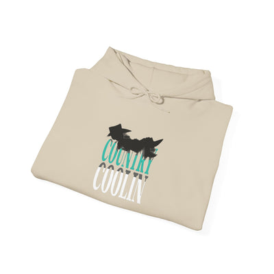 Coolin' Unisex Heavy Blend Hoodie, Cozy Sweatshirt, Casual Wear, Birthday Gift, Everyday Comfort, Fall Fashion