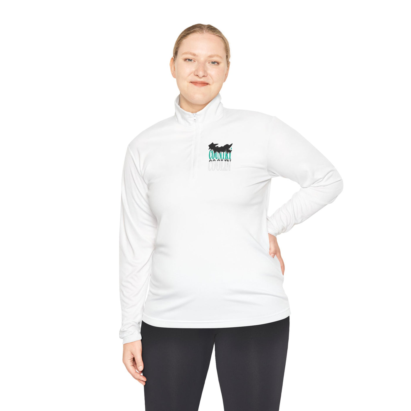 Unisex Quarter-Zip Pullover for Casual Comfort, Ideal for Spring Outings, Cozy Layering, Gift for Active Friends, Sportswear