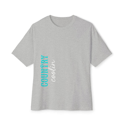 Country Vibe Unisex Oversized Boxy Tee, Casual Streetwear, Gift for Music Lovers, Summer Fashion, Easygoing Style