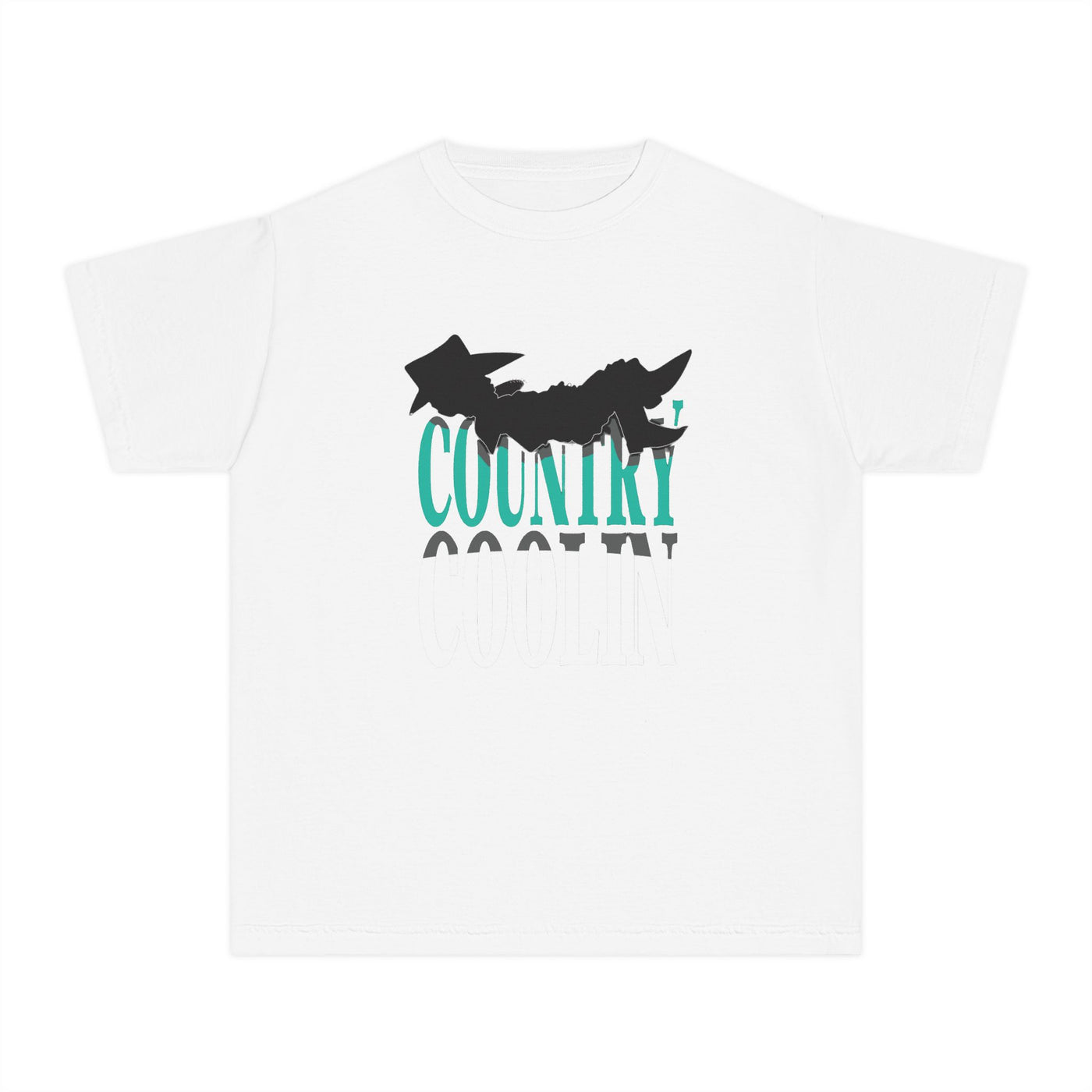 Youth Country Cool Tee - Trendy Graphic Shirt for Youngsters, Perfect for Casual Wear, Gifts, Birthdays, and Festivals