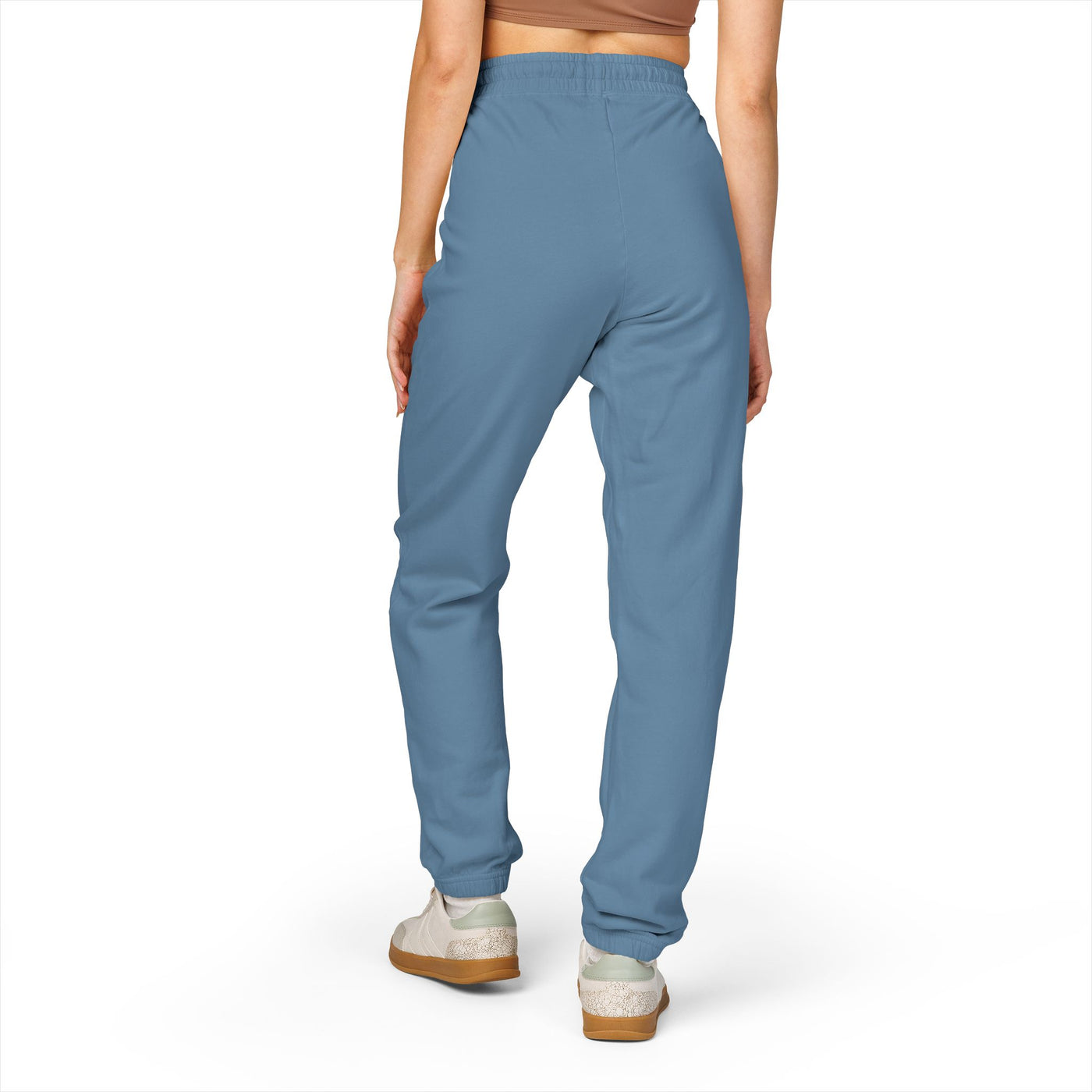 Cozy Garment-Dyed Fleece Sweatpants | Comfortable Lounge Pants for Relaxing | Unisex Travel Sweatpants | Perfect for Gift-Giving