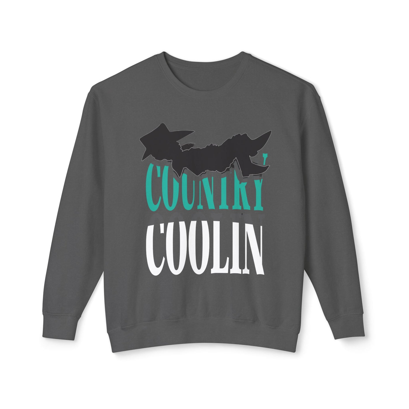 Country Coolin' Unisex Lightweight Crewneck Sweatshirt | Perfect for Music Lovers, Casual Outings, Spring/Fall Fashion, Gifts