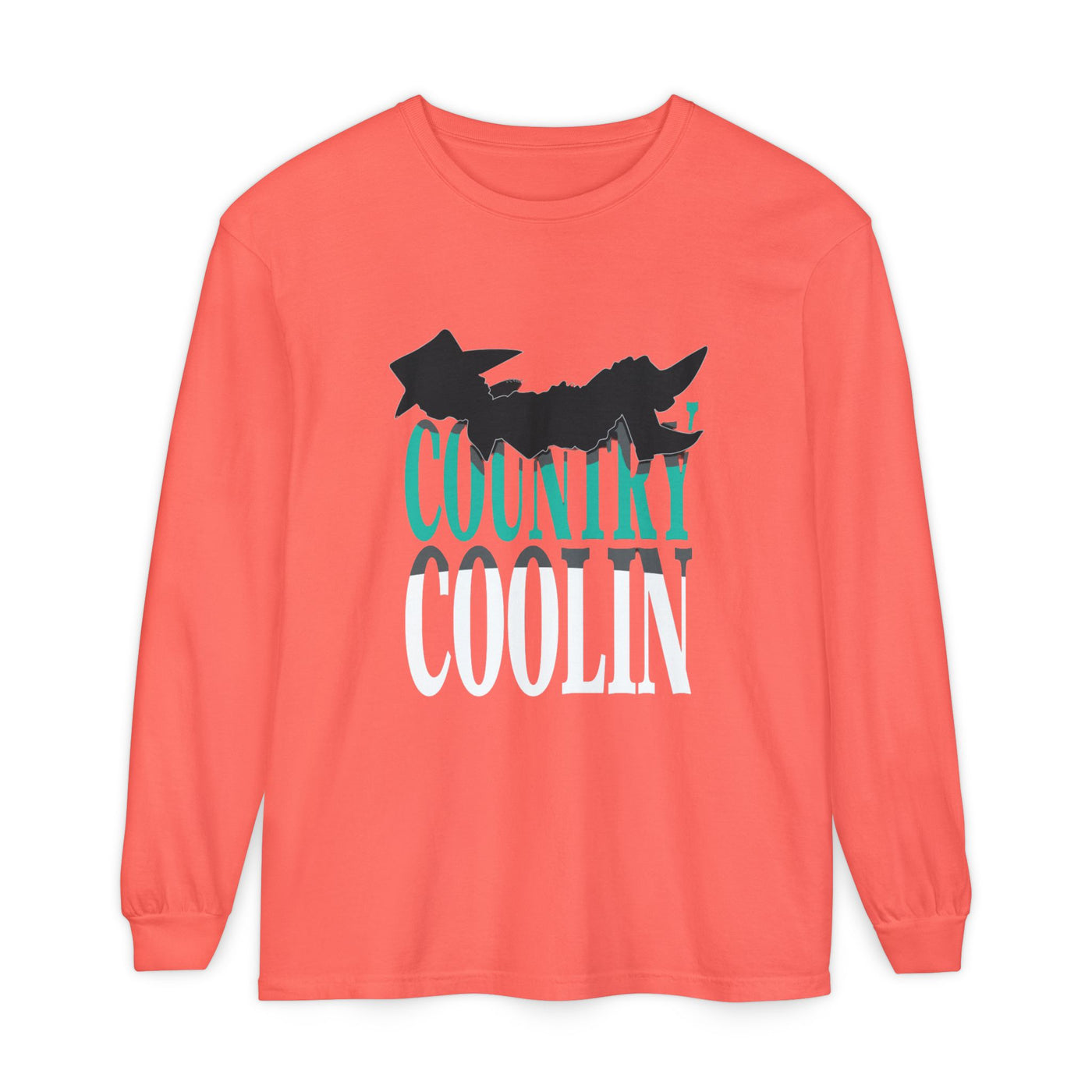 Unisex Garment-dyed Long Sleeve T-Shirt