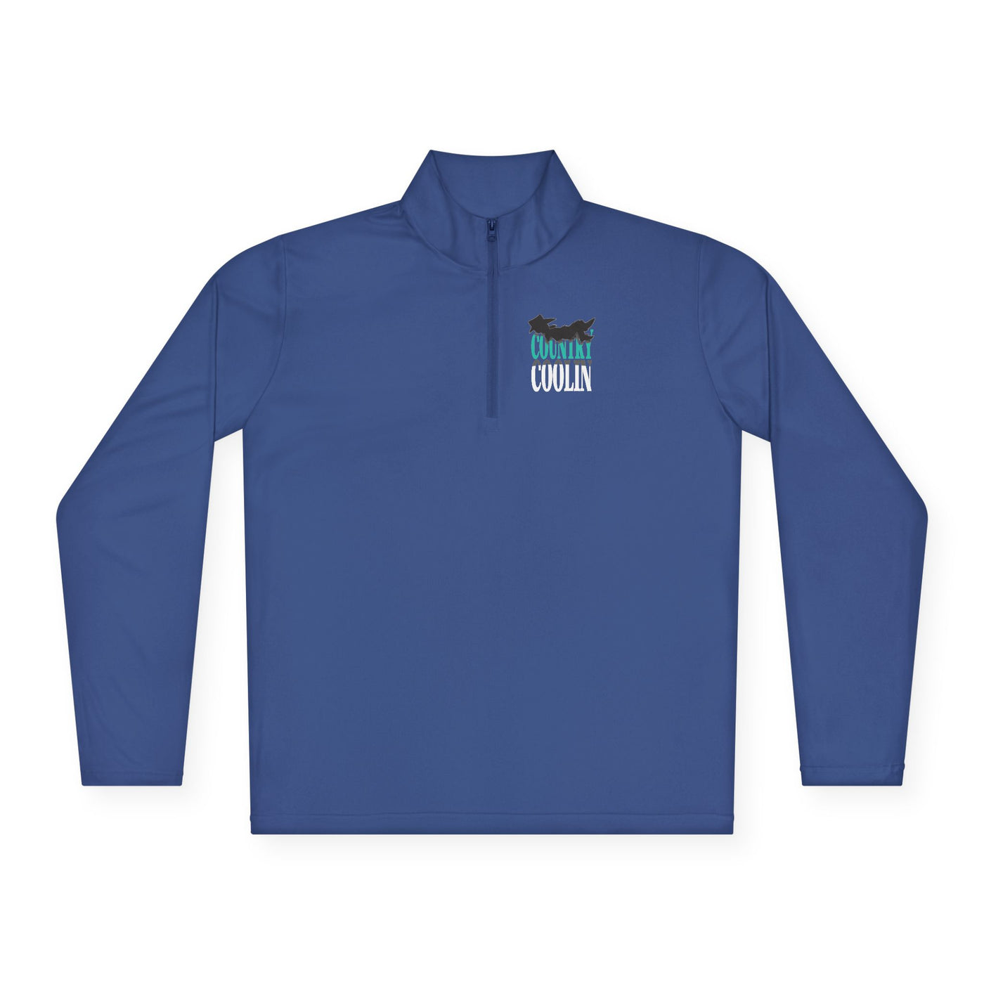 Unisex Quarter-Zip Pullover for Casual Comfort, Ideal for Spring Outings, Cozy Layering, Gift for Active Friends, Sportswear
