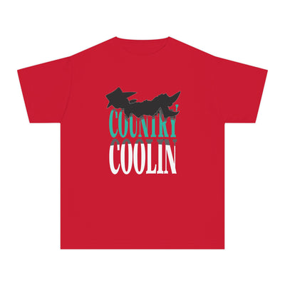 Youth Country Cool Tee - Trendy Graphic Shirt for Youngsters, Perfect for Casual Wear, Gifts, Birthdays, and Festivals