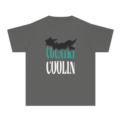 Youth Country Cool Tee - Trendy Graphic Shirt for Youngsters, Perfect for Casual Wear, Gifts, Birthdays, and Festivals