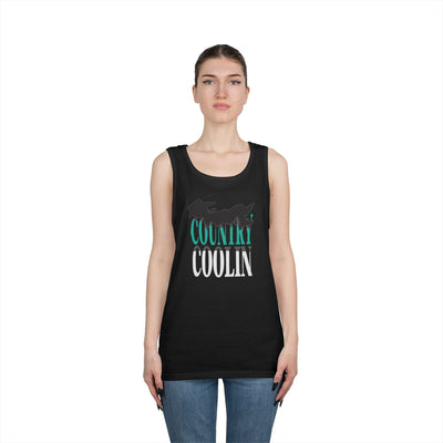 Country Cool Unisex Heavy Cotton Tank Top, Summer Apparel, Festival Wear, Gift for Outdoor Lovers, Casual Style