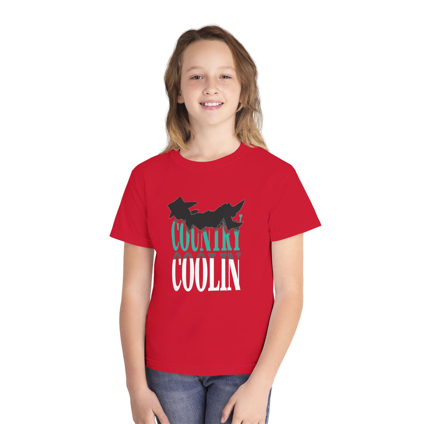 Youth Country Cool Tee - Trendy Graphic Shirt for Youngsters, Perfect for Casual Wear, Gifts, Birthdays, and Festivals
