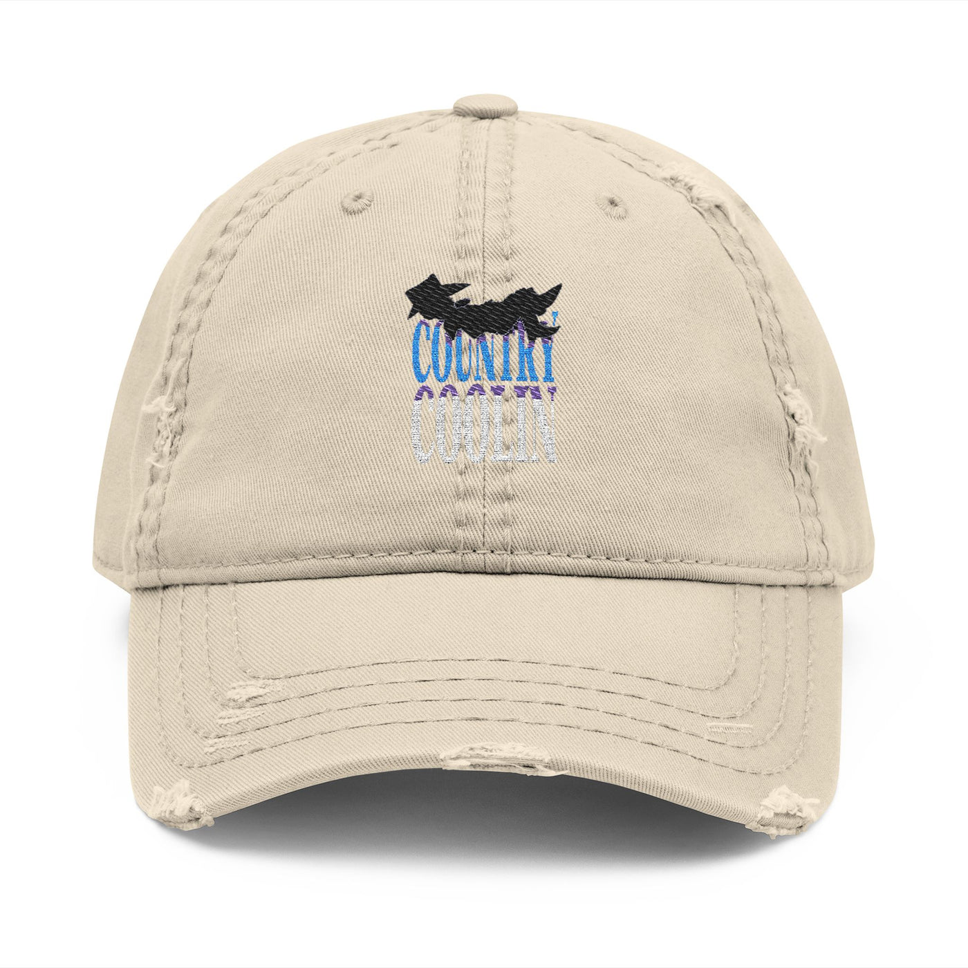 Distressed Dad Hat (Embroidery)