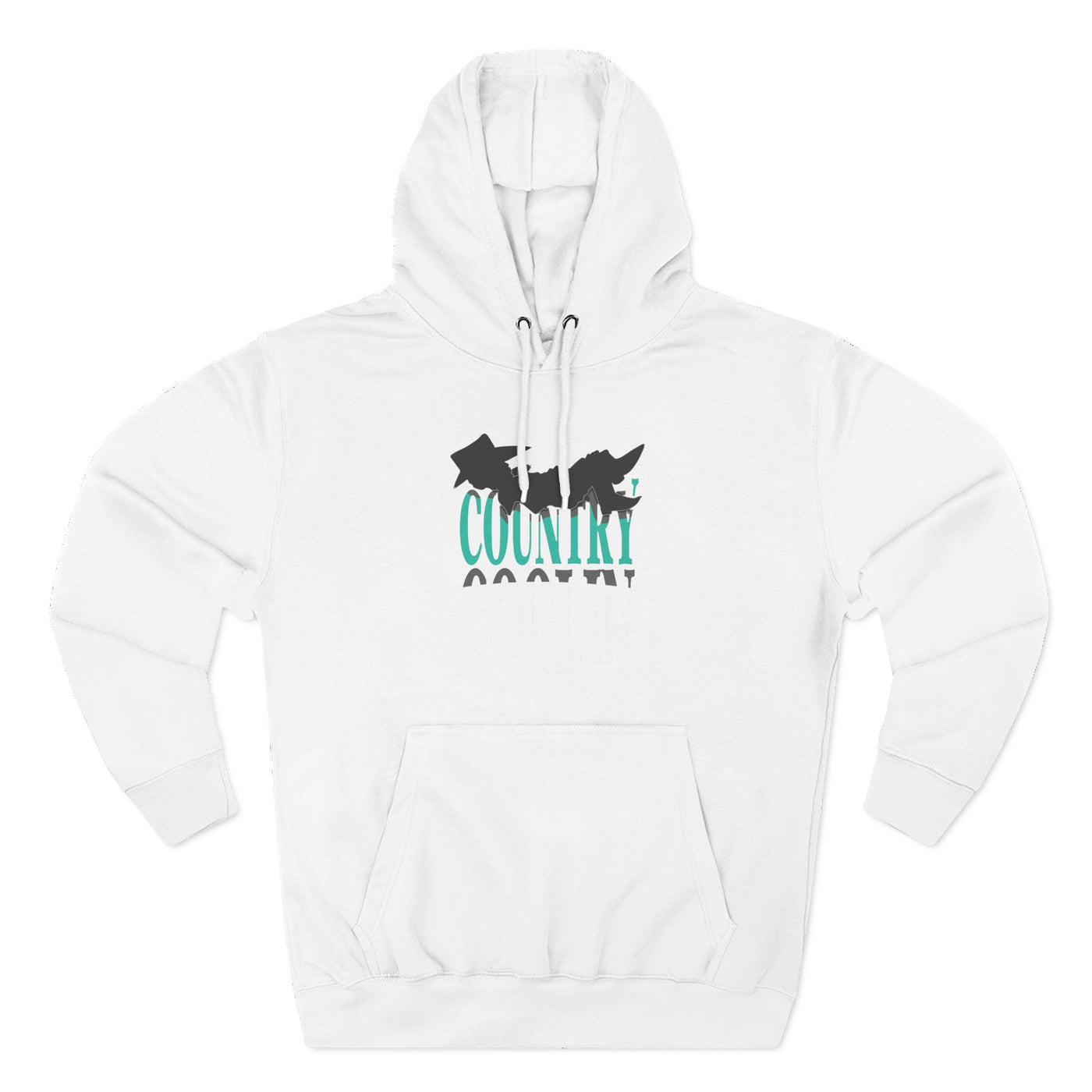 Country Cool Three-Panel Fleece Hoodie | Cozy Sweatshirt for Casual Wear, Gifts for Him/Her, Winter Comfort, Trendy Streetwear