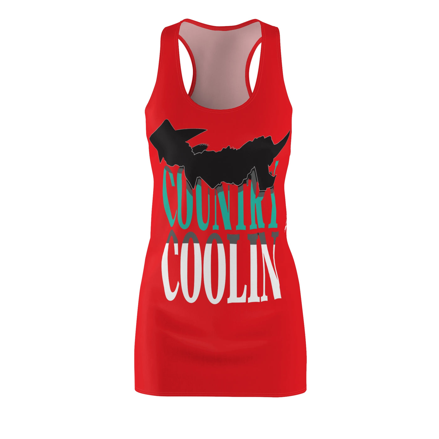 Country Coolin' Racerback Dress - Summer Fashion, Festival Outfit, Casual Wear, Gift for Her, Lounge Dress, Unique Style